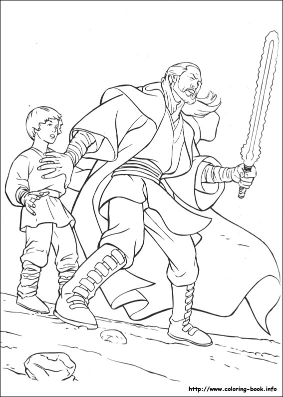 Star Wars coloring picture
